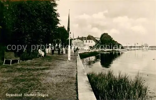 AK / Ansichtskarte Altefaehr_Ruegen Promenade Altefaehr Ruegen