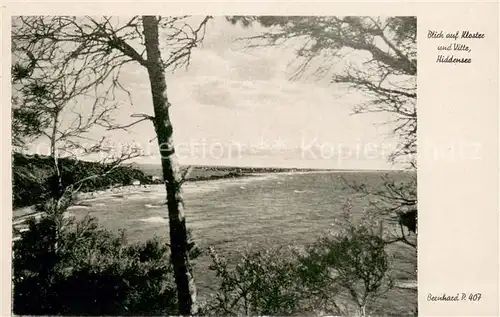 AK / Ansichtskarte Insel_Hiddensee Blick auf Kloster und Vitte Insel Hiddensee
