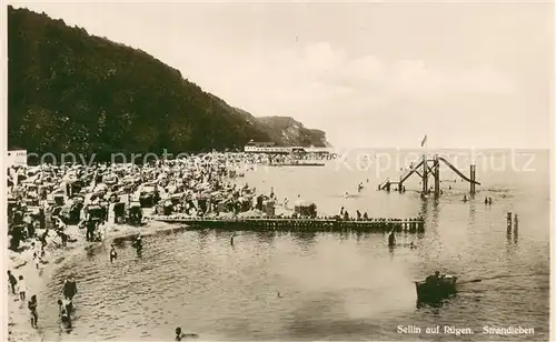 AK / Ansichtskarte Sellin_Ruegen Strandleben Sellin Ruegen