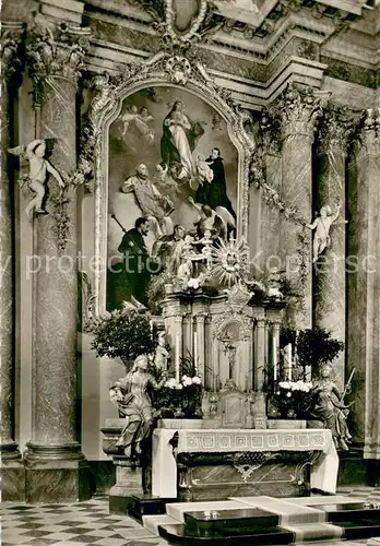 AK / Ansichtskarte Bueren_Westfalen Altar der Jesuitenkirche Bueren_Westfalen