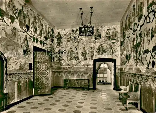 AK / Ansichtskarte Schloss_Burg_Wupper Ahnensaal  Schloss_Burg_Wupper