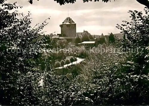 AK / Ansichtskarte Burg_Wupper Gesamtansicht Blick von der Jugendherberge Burg Wupper