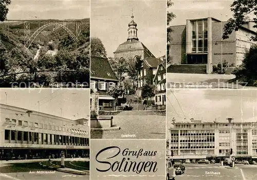 AK / Ansichtskarte Solingen Muengstener Bruecke Am Muehlenhof Graefrath  Ind.  u. Handelskammer Solingen