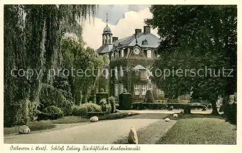 AK / Ansichtskarte Loburg_Nordrhein Westfalen Schloss Loburg Ostbeuern Bischoefliches Knabenkonvikt Loburg