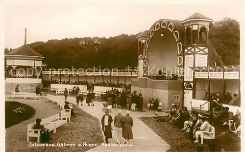 AK / Ansichtskarte Goehren_Ruegen Ostseebad Konzertplatz Goehren Ruegen