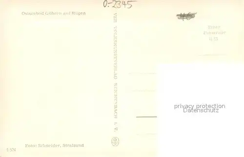 AK / Ansichtskarte Goehren_Ruegen Uferpromenade Goehren Ruegen