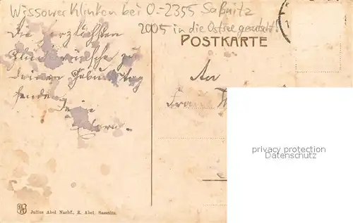 AK / Ansichtskarte Sassnitz_Ostseebad_Ruegen Wissower Klinken Sassnitz_Ostseebad_Ruegen