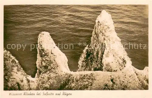 AK / Ansichtskarte Sassnitz_Ostseebad_Ruegen Wissower Klinken Sassnitz_Ostseebad_Ruegen