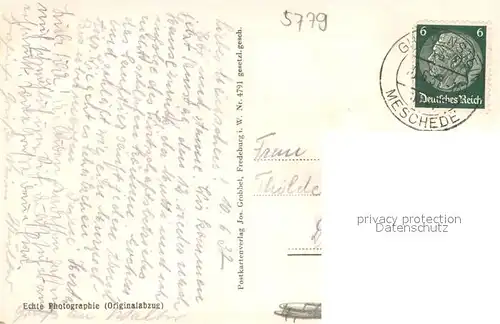 AK / Ansichtskarte Wenholthausen Blick ins Wennetal Wenholthausen