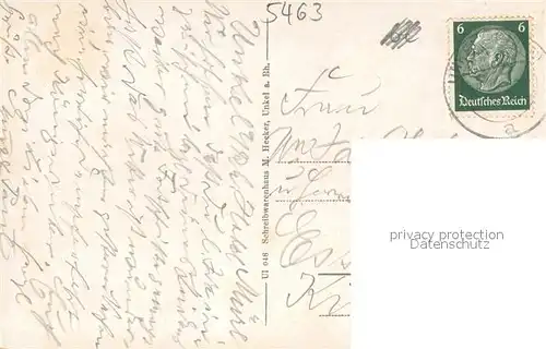 AK / Ansichtskarte Unkel_Rhein Panorama Rheindampfer Unkel Rhein