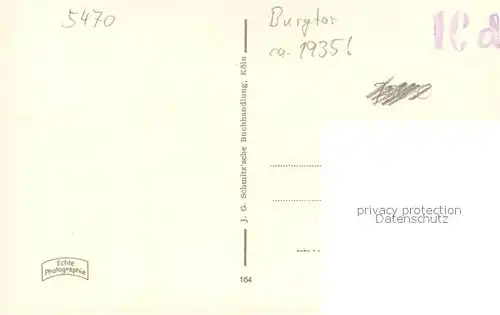 AK / Ansichtskarte Andernach Blick vom Burgtor Andernach