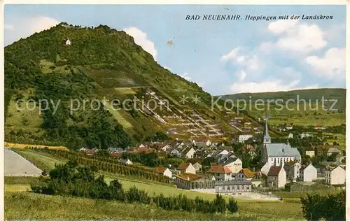 AK / Ansichtskarte Bad_Neuenahr Ahrweiler Heppingen mit der Landskron Bad_Neuenahr Ahrweiler