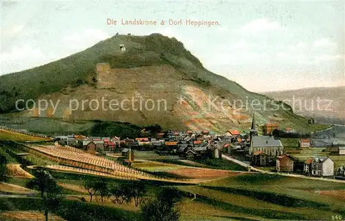 AK / Ansichtskarte Heppingen_Ahr Die Landskrone Panorama Heppingen Ahr
