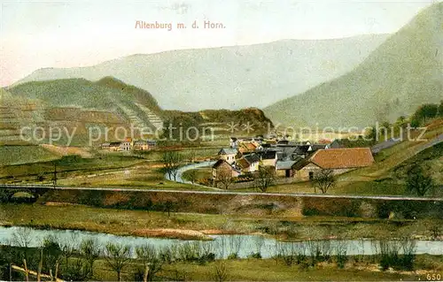 AK / Ansichtskarte Altenburg_Ahrweiler mit dem Horn Blick vom Plateau Altenburg_Ahrweiler