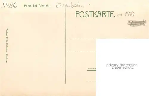 AK / Ansichtskarte Altenahr Eisenbahnbruecke Altenahr