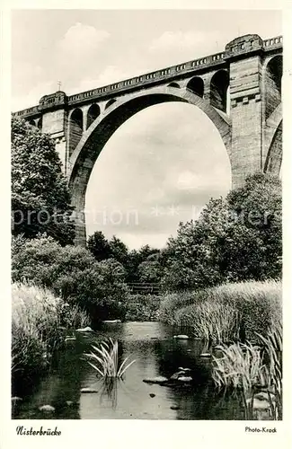 AK / Ansichtskarte Marienstatt_Westerwald Nisterbruecke Marienstatt_Westerwald
