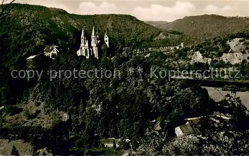 AK / Ansichtskarte Obernhof_Lahn Kloster Arnstein an der Lahn Obernhof_Lahn