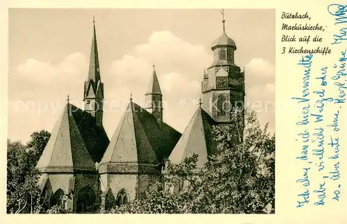 AK / Ansichtskarte Butzbach Markuskirche 3 Kirchenschiffe Butzbach