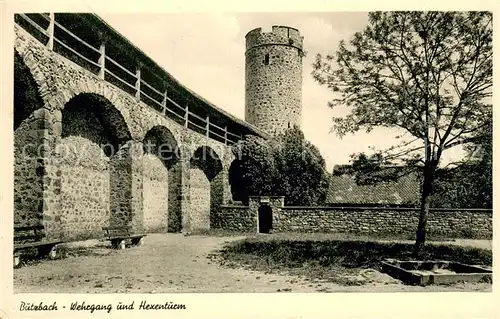 AK / Ansichtskarte Butzbach Wehrgang und Hexenturm Butzbach