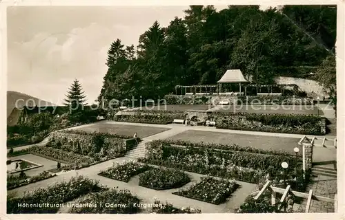 AK / Ansichtskarte Lindenfels_Odenwald Kurgarten Lindenfels Odenwald