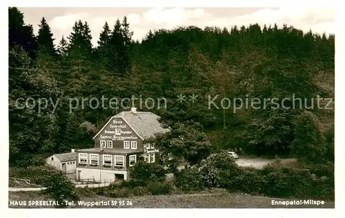 AK / Ansichtskarte Milspe Haus Spreetal Milspe