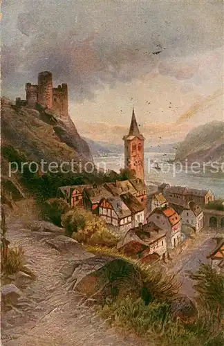 AK / Ansichtskarte St_Goarshausen Burg Maus St_Goarshausen