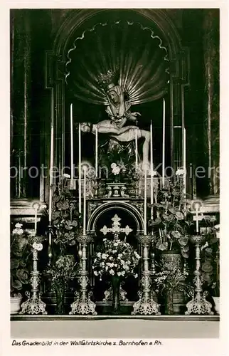 AK / Ansichtskarte Kamp Bornhofen Gnadenaltar in der Wallfahrtskirche Kamp Bornhofen