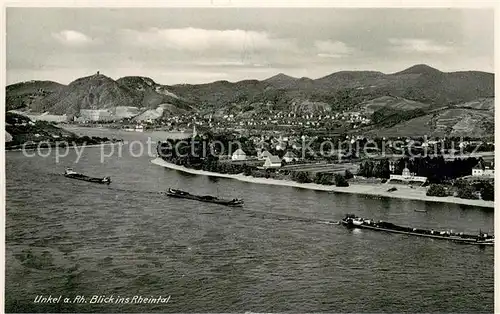 AK / Ansichtskarte Unkel_Rhein Blick ins Rheintal Unkel Rhein
