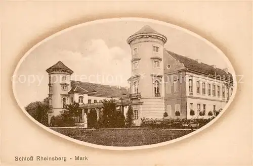 AK / Ansichtskarte Rheinsberg Schloss Rheinsberg