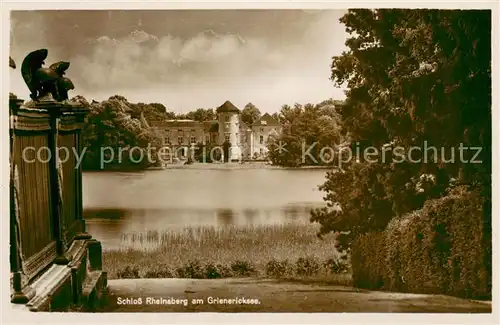 AK / Ansichtskarte Rheinsberg Schloss am Grienericksee Rheinsberg