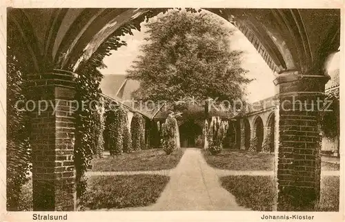 AK / Ansichtskarte Stralsund Johannis Kloster 