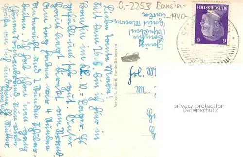 AK / Ansichtskarte Bansin_Ostseebad Sonnenuntergang an der Seebruecke Bansin_Ostseebad