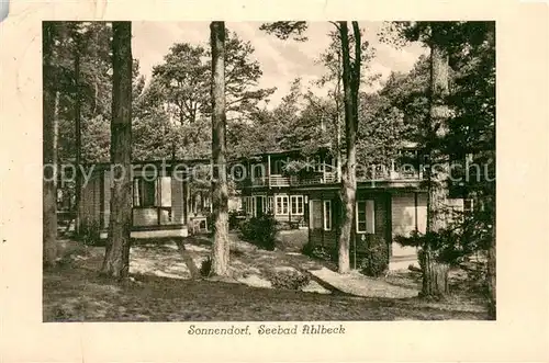 AK / Ansichtskarte Ahlbeck_Ostseebad Sonnendorf Ahlbeck_Ostseebad