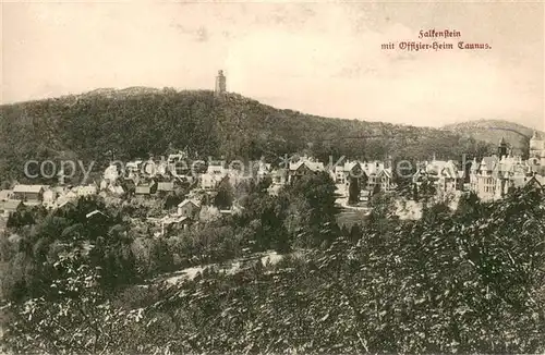 AK / Ansichtskarte Falkenstein_Taunus Teilansicht mit Offizierheim Taunus Falkenstein_Taunus