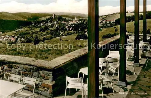 AK / Ansichtskarte Koenigstein_Taunus Posterholungsheim am Feldberg Blick von der Terrasse Koenigstein_Taunus