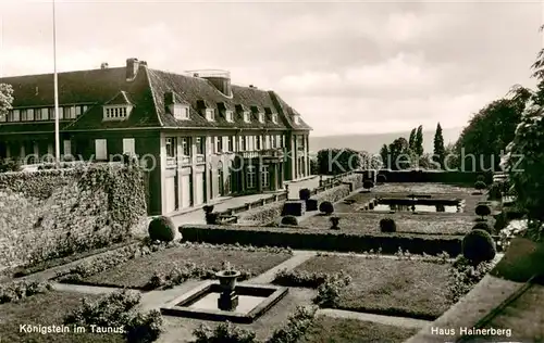 AK / Ansichtskarte Koenigstein_Taunus Haus Hainerberg Parkanlagen Kurort Koenigstein_Taunus