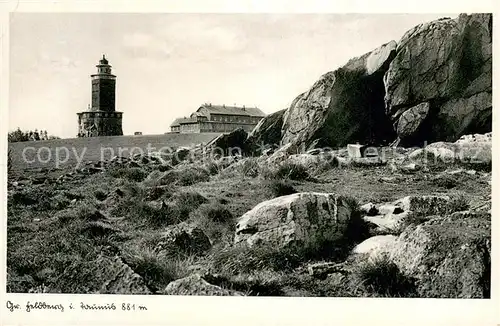 AK / Ansichtskarte Koenigstein_Taunus Hotel Restaurant Cafe Feldberghaus Feldbergturm Aussichtsturm Grosser Feldberg Koenigstein_Taunus