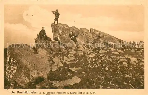 AK / Ansichtskarte Grosser_Feldberg_Taunus Brunhildisfelsen Grosser_Feldberg_Taunus