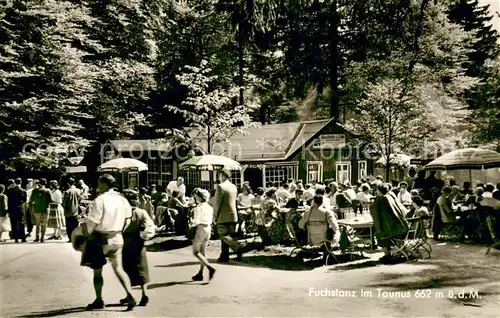 AK / Ansichtskarte Koenigstein_Taunus Gaststaette Fuchstanz Gartenrestaurant Koenigstein_Taunus