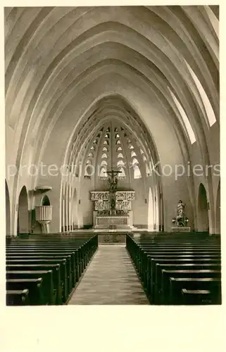 AK / Ansichtskarte Limburg_Lahn Missionshaus der Pallottiner Inneres der Marienkirche Limburg_Lahn