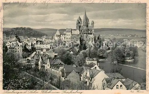 AK / Ansichtskarte Limburg_Lahn Ansicht mit Dom Blick vom Greifenberg Limburg_Lahn