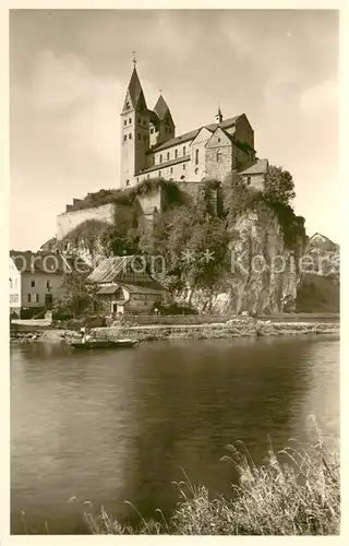 AK / Ansichtskarte Dietkirchen_Lahn Blick ueber die Lahn Lubentius Kirche Dietkirchen_Lahn