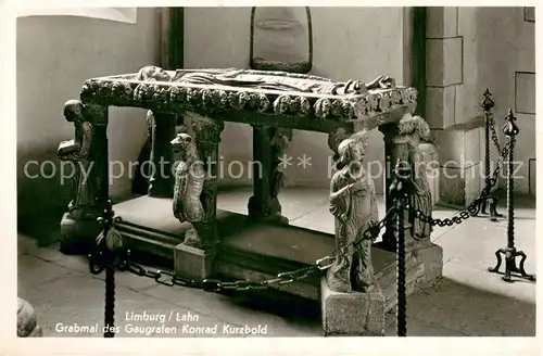 AK / Ansichtskarte Limburg_Lahn Grabmal des Gaugrafen Konrad Kurzbold Limburg_Lahn
