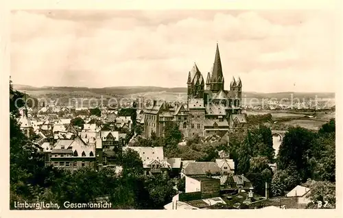 AK / Ansichtskarte Limburg_Lahn Gesamtansicht mit Dom Limburg_Lahn