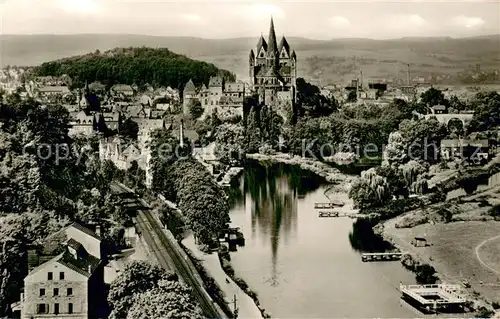 AK / Ansichtskarte Limburg_Lahn Stadtpanorama mit Dom Blick von der Autobahn Limburg_Lahn