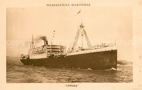 AK / Ansichtskarte Dampfer_Oceanliner Cephee 