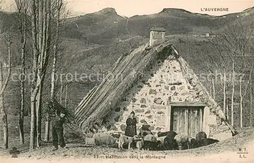 AK / Ansichtskarte Auvergne_Region Im Berg wohnen Auvergne Region