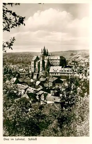 AK / Ansichtskarte Diez_Lahn Panorama Blick zum Schloss Diez_Lahn