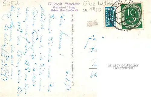 AK / Ansichtskarte Diez_Lahn Stadtzentrum Schloss Diez_Lahn