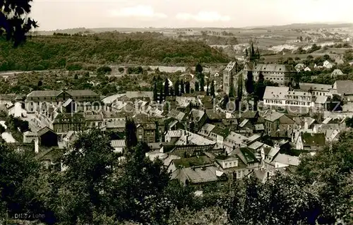 AK / Ansichtskarte Diez_Lahn Panorama mit Blick zum Schloss Diez_Lahn